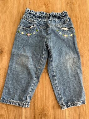 Vintage Embroidered Toddler Jeans